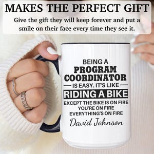 Program coordinator gift, program coordinator mug, new program coordinator, best program coordinator, funny program coordinator gift, APO045 image 6