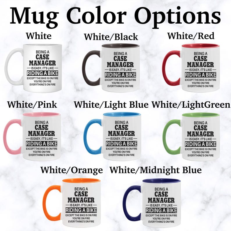 Taza de gerente de casos, regalos de gerente de casos, regalo para gerente de casos, idea de regalo, taza de café de gerente de casos, APO015 imagen 3