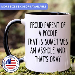 Poodle mug, gift for Poodle mom, gift for Poodle dad, Poodle gift, APO0021