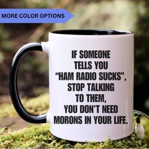 Ham Radio gift, ham radio mug, ham radio gift for men and women, CWM07416