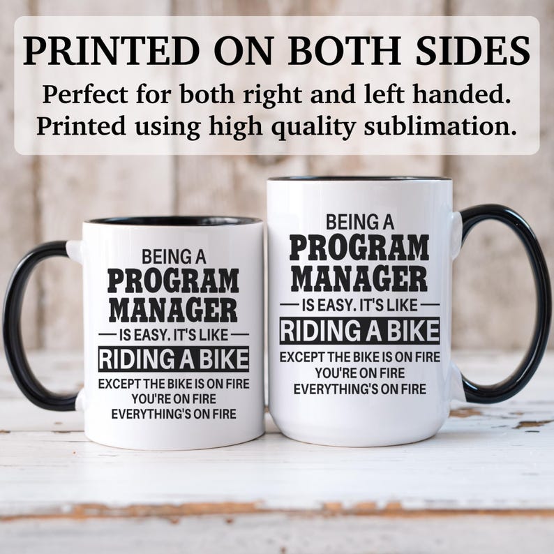 Program Manager mug, program manager gifts, gift for program manager gift idea, program manager coffee mug, APO015 image 5