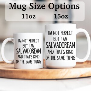 Salvadorean Mug, Salvadorean Gift, Gift for Salvadorean, el salvador Gift, APO031 image 2