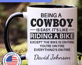 Cowboy mug, Cowboy gifts, gift for Cowboy gift idea, Cowboy coffee mug, APO045