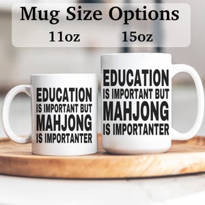 Regalo de mahjong, taza de mahjong, regalo de mahjong para hombres y mujeres, APO025 imagen 2