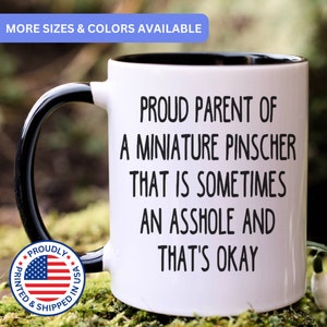 Miniature pinscher gift, miniature pinscher mug, miniature pinscher mom, miniature pinscher gifts for women, miniature pinscher gifts