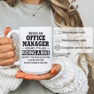 Office Manager mug, office manager gifts, gift for office manager gift idea, office manager coffee mug, APO015 image 5