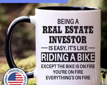 Real Estate Investor mug, real estate investor gifts, gift for real estate investor gift idea, real estate investor coffee mug, APO015
