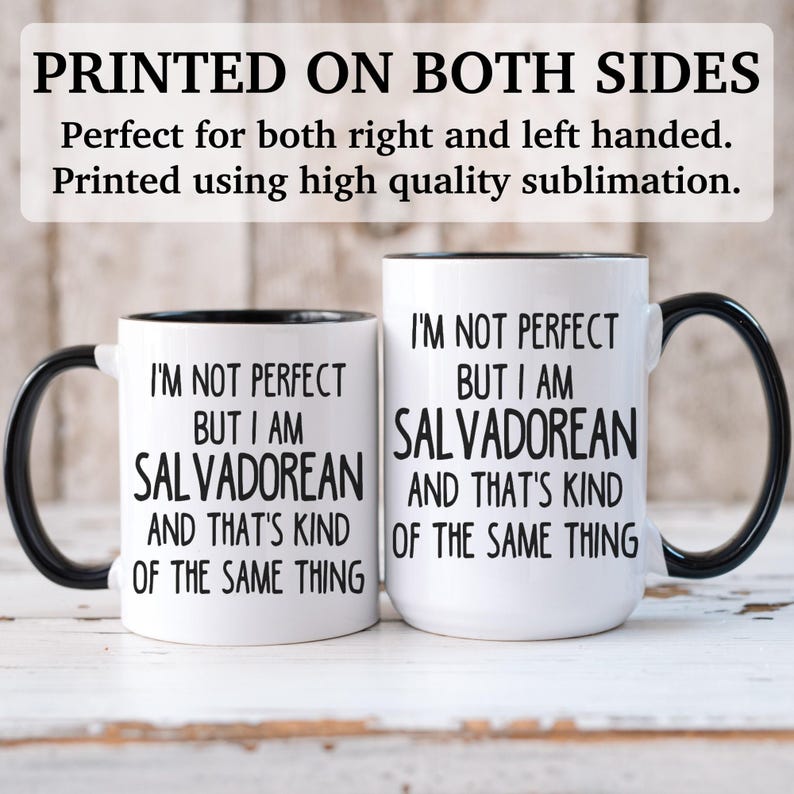 Salvadorean Mug, Salvadorean Gift, Gift for Salvadorean, el salvador Gift, APO031 image 4