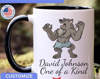 Personalized Werewolf mug, Werewolf coffee mug, Werewolf gift, Werewolf gifts, APO061