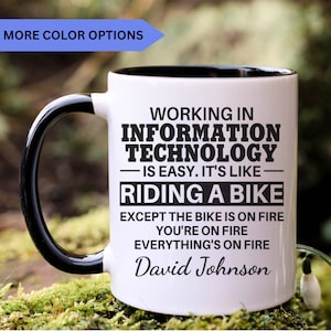 Information Technology mug, information technology gift, information technology gifts, information technology coffee mug, APO050