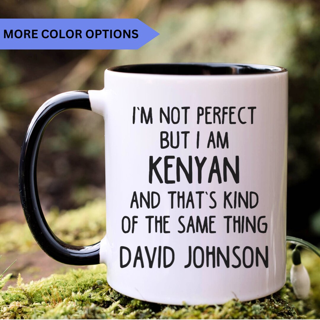 Personalized Kenyan Mug, Kenyan Gift, Kenyan Gifts, Kenyan Coffee Mug