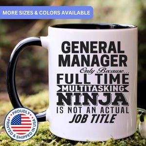 General manager gift, general manager mug, new general manager, best general manager, funny general manager gift, APO059