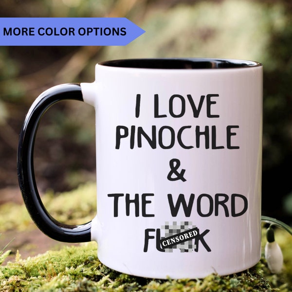 Pinochle mug, pinochle gift for men and women, pinochle gifts, pinochle coffee mug, pinochle cup, APO07421