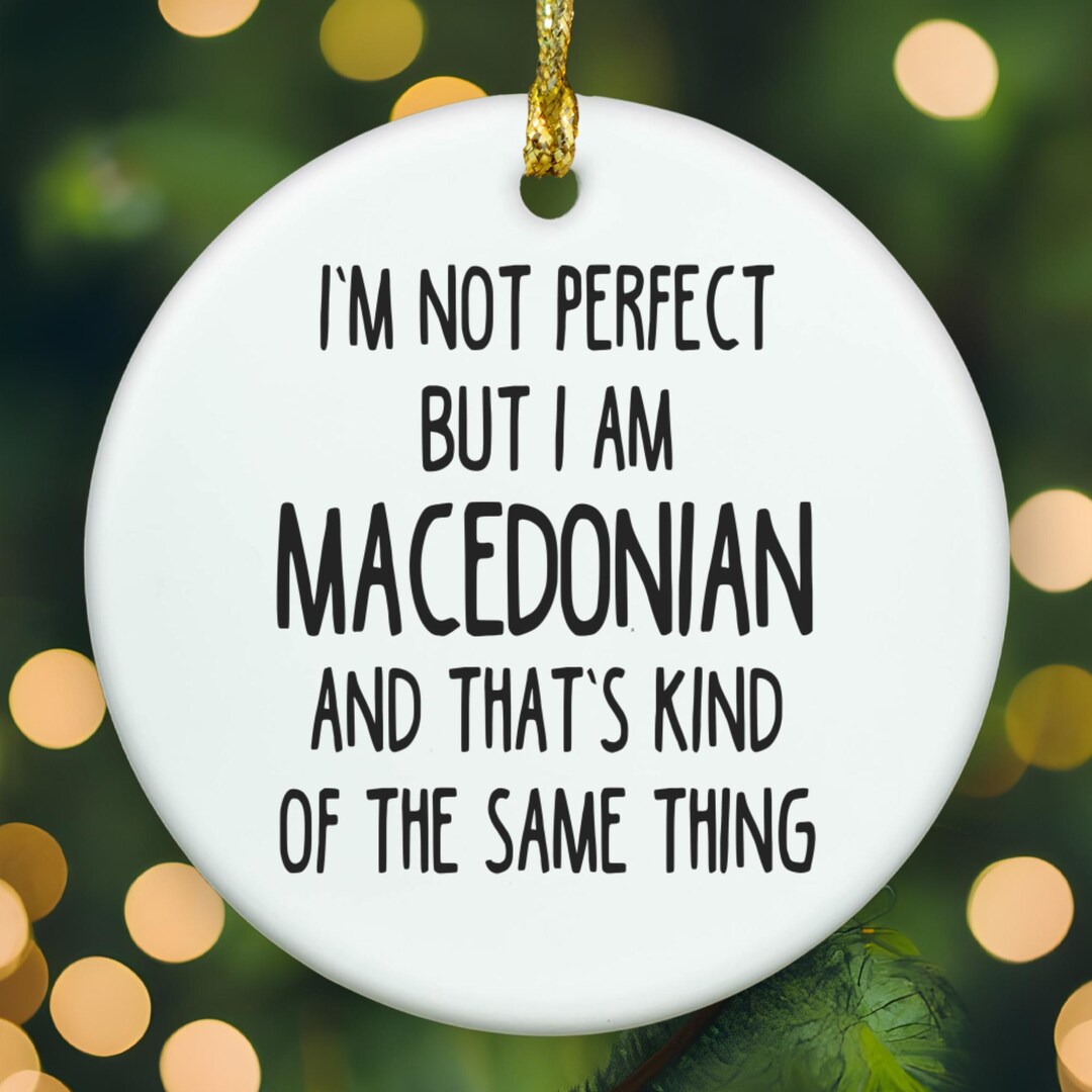 Macedonian Ornament, North Macedonia Ornament, Macedonian Christmas