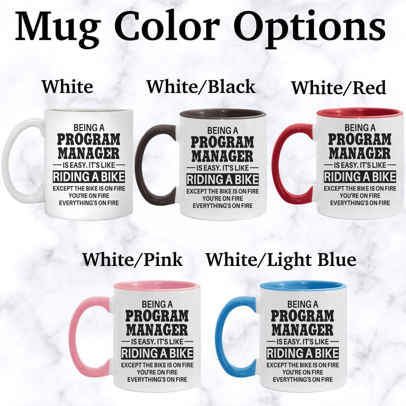 Program Manager mug, program manager gifts, gift for program manager gift idea, program manager coffee mug, APO015 image 3