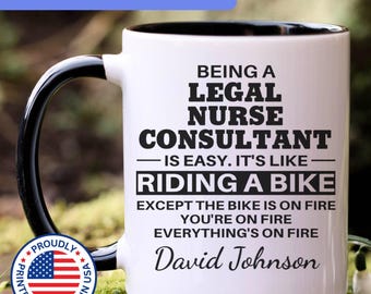 Legal nurse consultant gift, legal nurse consultant mug, new legal nurse consultant, best legal nurse consultant, APO045