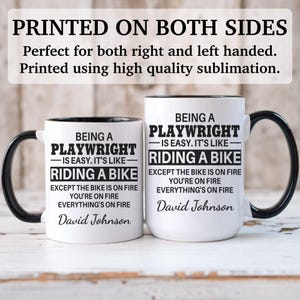 Playwright mug, Playwright gifts, gift for Playwright gift idea, Playwright coffee mug, APO045 immagine 4