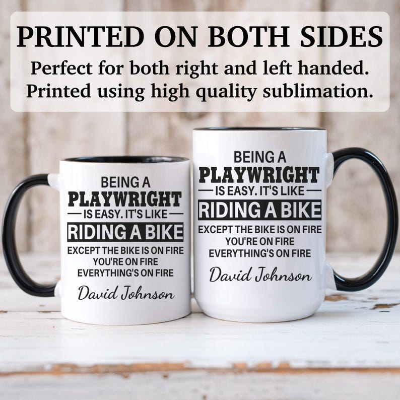 Playwright mug, Playwright gifts, gift for Playwright gift idea, Playwright coffee mug, APO045 immagine 4
