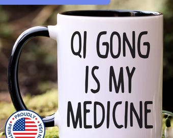 Qi Gong mug, qi gong gift, qi gong gifts, qi gong cofee mug, qi gong cup, APO113