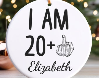 21st birthday gift, 21st birthday ornament, 21 year old birthday gifts, happy 21st birthday, 21st bday gifts,21st birthday gag, APR012