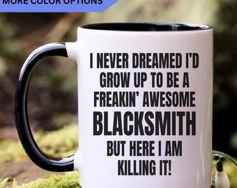 Blacksmith mug, gift for Blacksmith, Blacksmith gifts, Blacksmith coffee mug, Blacksmith cup, APO057