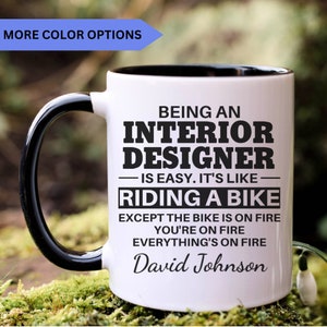 Interior Designer mug, interior designer gift, interior designer gifts, interior designer coffee mug, interior designer cup, APO045