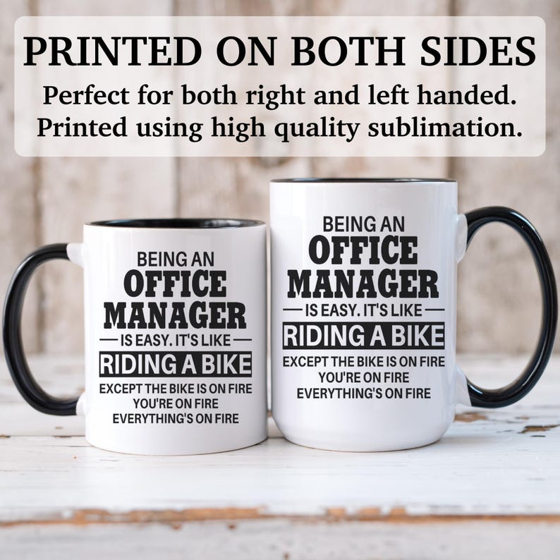 Office Manager mug, office manager gifts, gift for office manager gift idea, office manager coffee mug, APO015 image 4