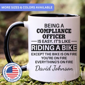 Compliance officer gift, compliance officer mug, new compliance officer, best compliance officer, funny compliance officer gift, APO045