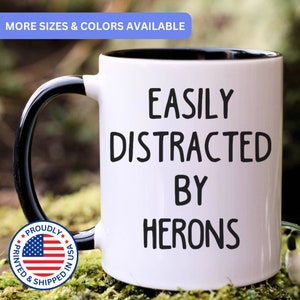 Heron mug, gift for Heron Heron gifts,APO030