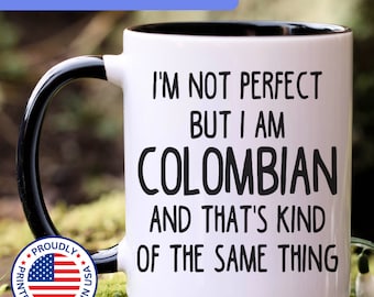 Colombian Mug, Colombian Gift, Gift for Colombian, Colombia * Gift, APO031