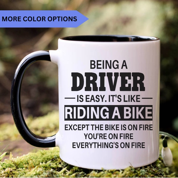 Driver mug, driver gifts, gift for driver gift idea, driver coffee mug, APO015