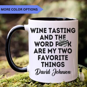 Wine Tasting mug, wine tasting gift for men and women, wine tasting coffee mug, wine tasting cup, APO074041