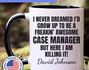 Personalized Case Manager mug, gift for Case Manager, Case Manager gifts, Case Manager coffee mug, Case Manager cup, APO058