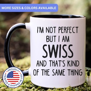 Swiss Mug, Swiss Gift, Gift for Swiss, Switzerland Gift, APO031