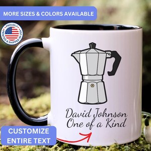 Personalized Moka Pot mug, custom Moka Pot mug, Moka Pot gift, Moka Pot gifts, APO067