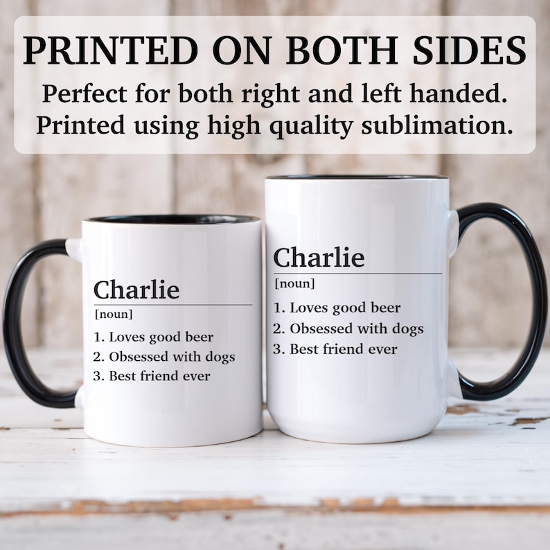 Personalized Name Definition Mug, personalized name mug, custom name coffee mug, personalized gift for her image 5