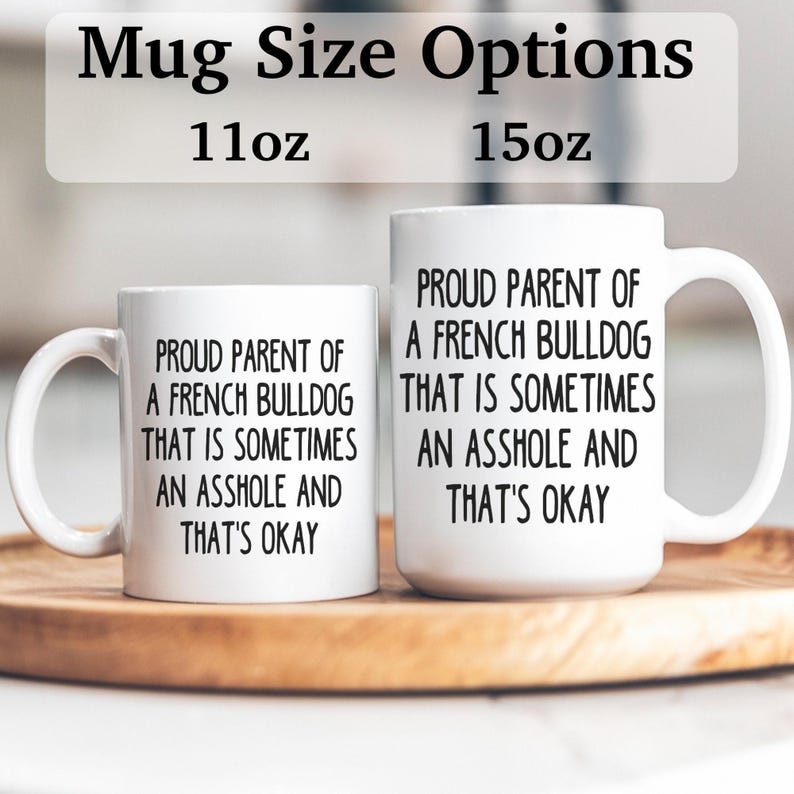 French Bulldog mug, gift for French Bulldog mom, gift for French Bulldog dad, French Bulldog gift, APO0021 image 2