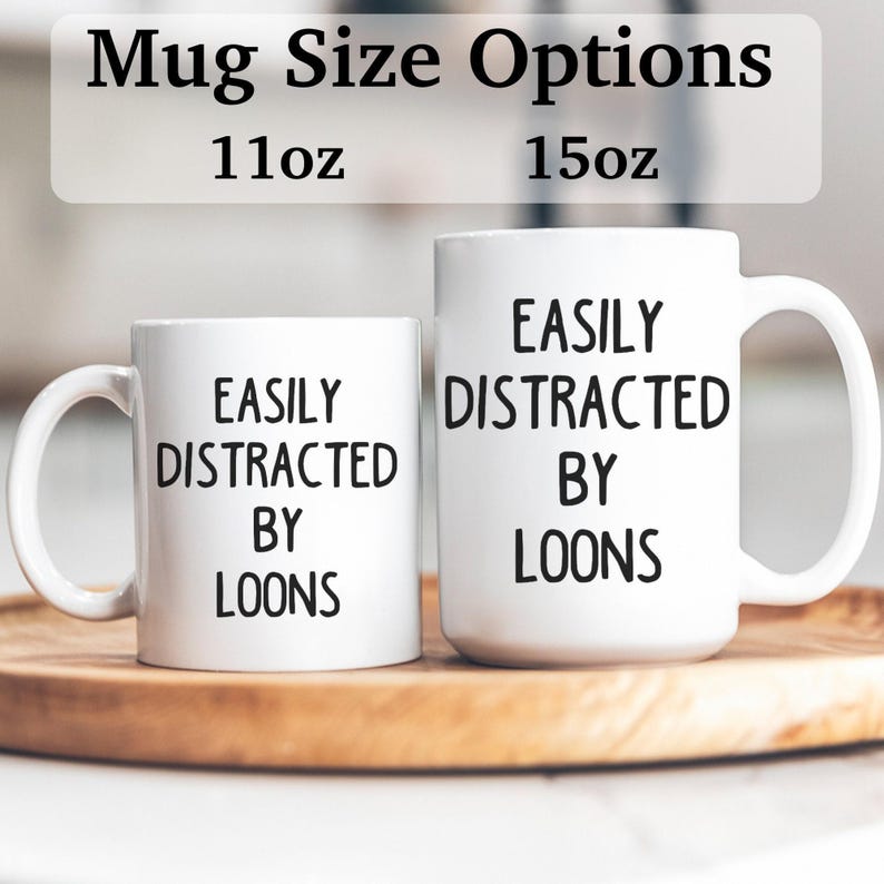 Loon mug, gift for Loon Loon gifts,APO030 image 2