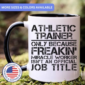 Athletic trainer gift, athletic trainer mug, new athletic trainer, best athletic trainer, funny athletic trainer gift