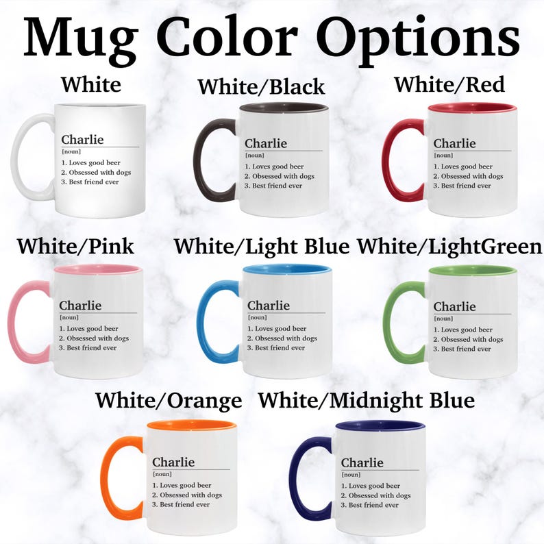 Personalized Name Definition Mug, personalized name mug, custom name coffee mug, personalized gift for her image 3