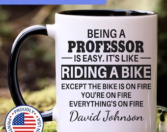 Professor gift, professor mug, new professor, best professor, funny professor gift, professor gift idea, professor promotion, APO045