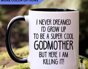 Godmother mug, godmother gift, gift for godmother, godmother coffee mug, APO047