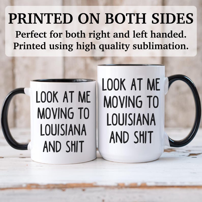 Moving to Louisiana gift, moving to Louisiana mug, moving to Louisiana gifts, APO044 image 5