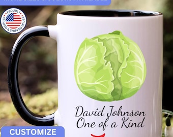 Personalized Cabbage mug, custom Cabbage mug, Cabbage gift, Cabbage gifts, APO064