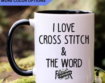 Cross Stitch gift, Cross Stitch mug, Cross Stitch gift for men and women, APO07421