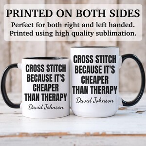 Cross Stitch gift, Cross Stitch mug, Cross Stitch gift for men and women, APO122 image 4