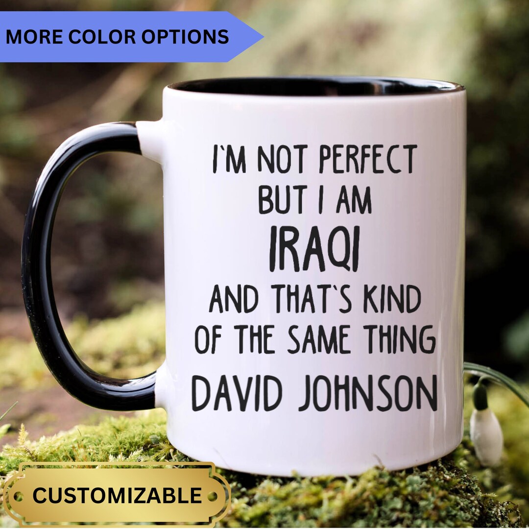 Personalized Iraqi Mug, Iraqi Gift, Iraqi Gifts, Iraqi Coffee Mug ...