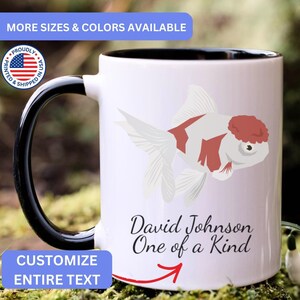 Personalized Red Cap Oranda mug, custom Red Cap Oranda mug, Red Cap Oranda gift, Red Cap Oranda gifts, APO061