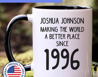 Personalized 29th birthday gift, 29th birthday mug, 29 year old birthday gifts, 1995 mug, 29th bday gifts,29th birthday gag, APO017
