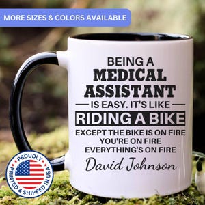 Medical Assistant mug, medical assistant gift, medical assistant gifts, medical assistant coffee mug, medical assistant cup, APO045